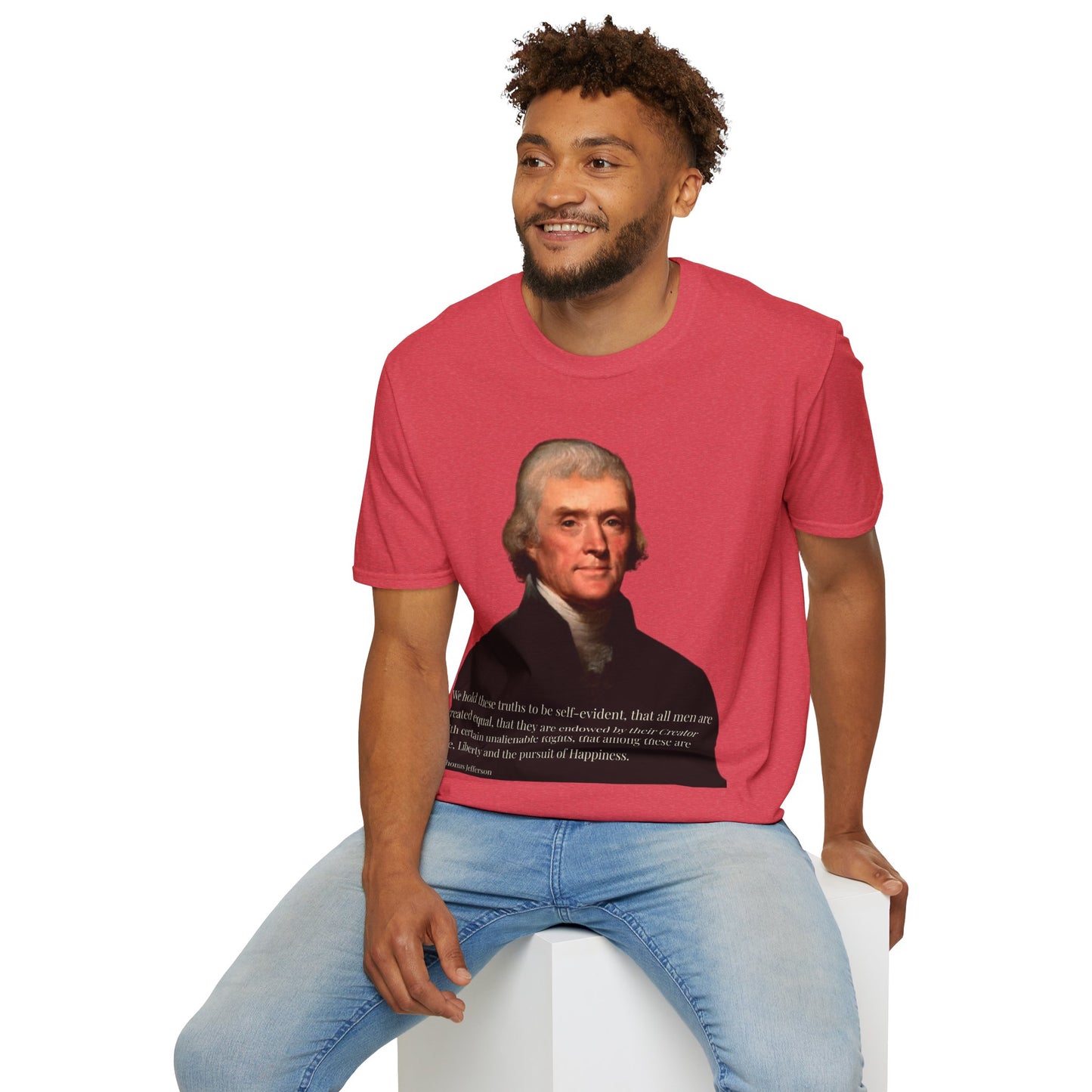 We hold these truths to be self-evident Light colors Unisex T-Shirt by theGreenDragonTavern.shop