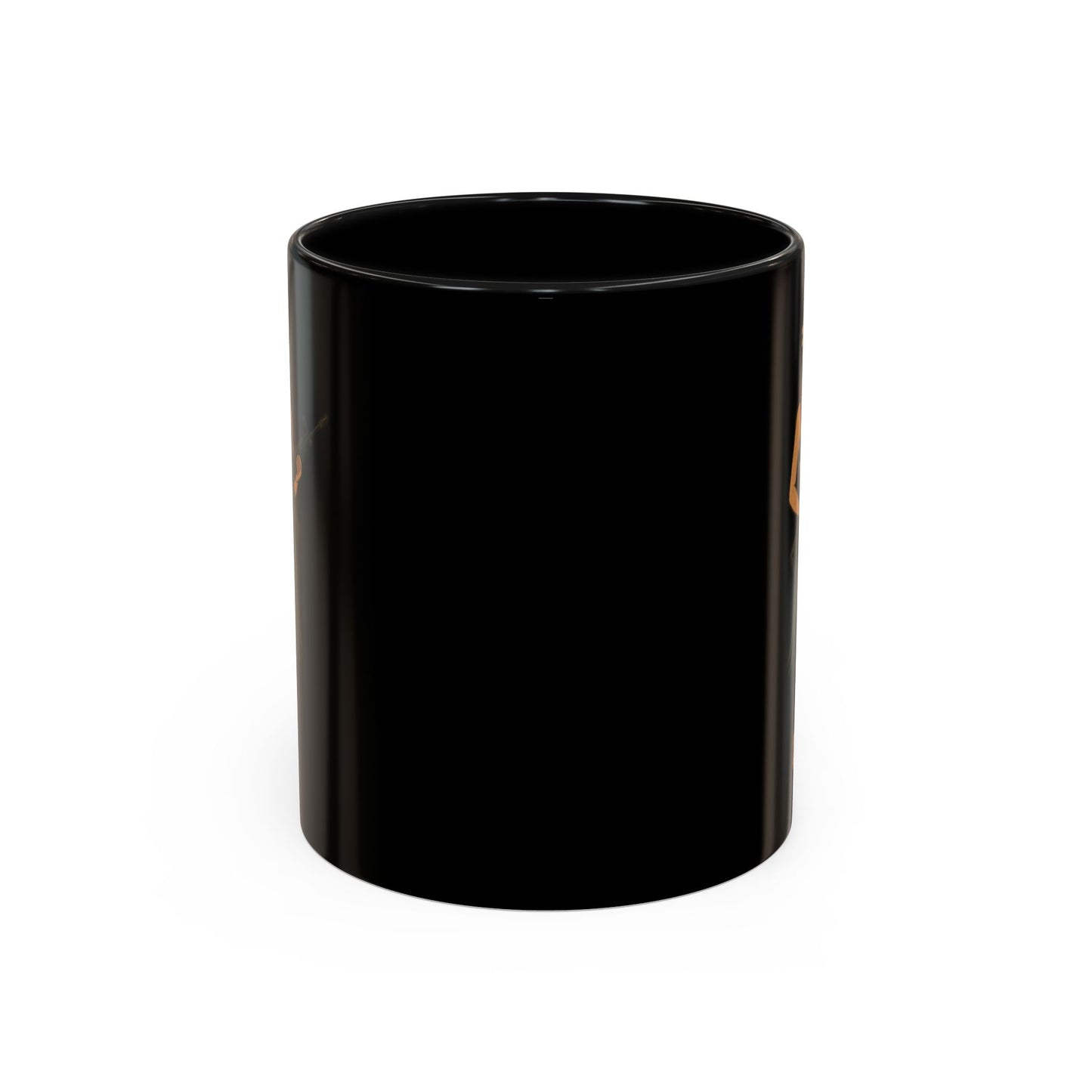 Hula Girl Packin' Heat Black Accent Mug by theGreenDragonTavern.shop