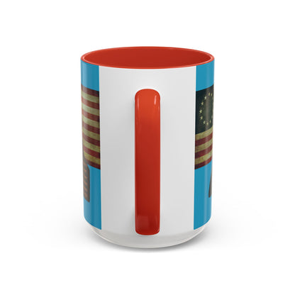 Washington's Earnest Prayer Turquoise Accent Mug by theGreenDragonTavern.shop