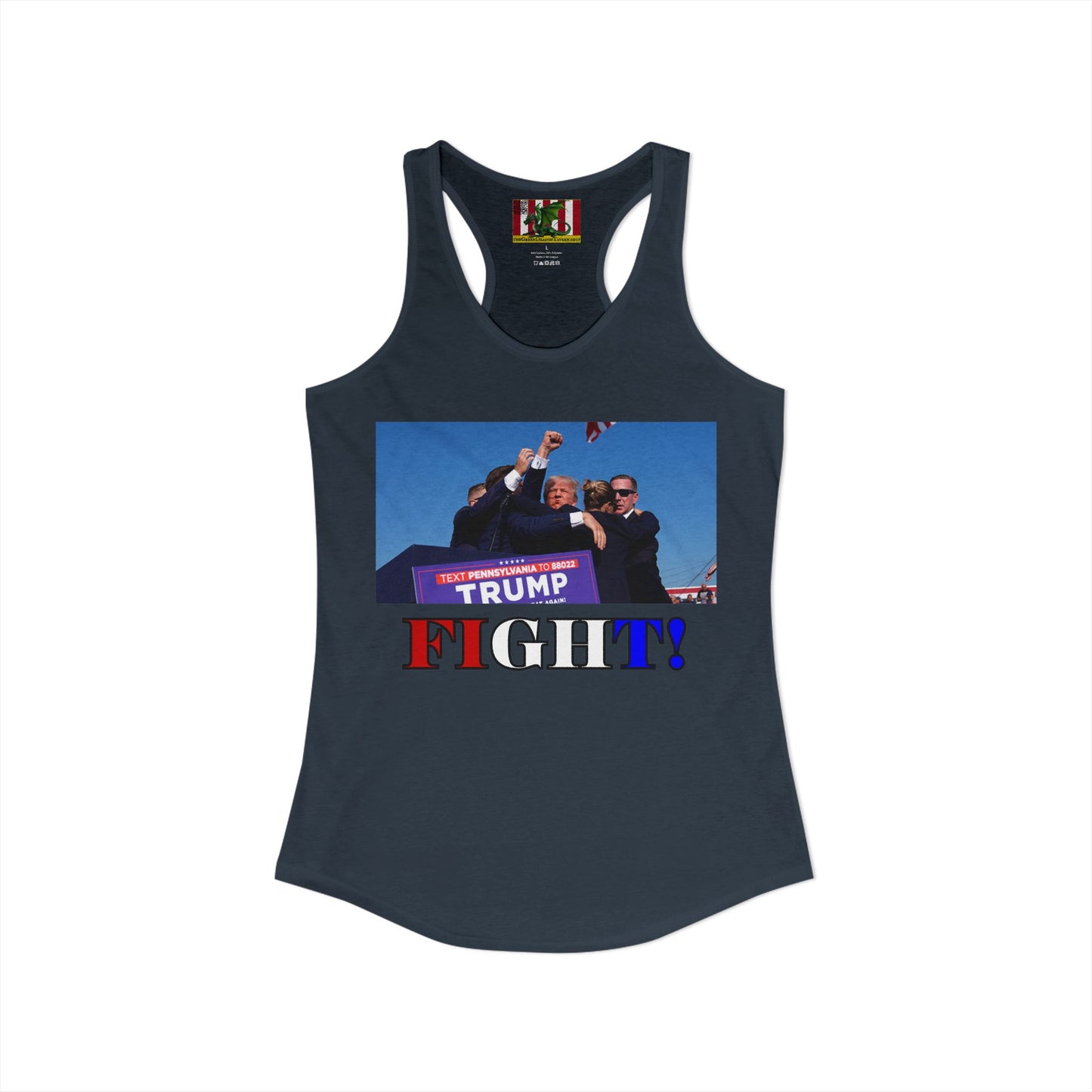 Fight! Women's Racerback Tank Top by theGreenDragonTavern.shop