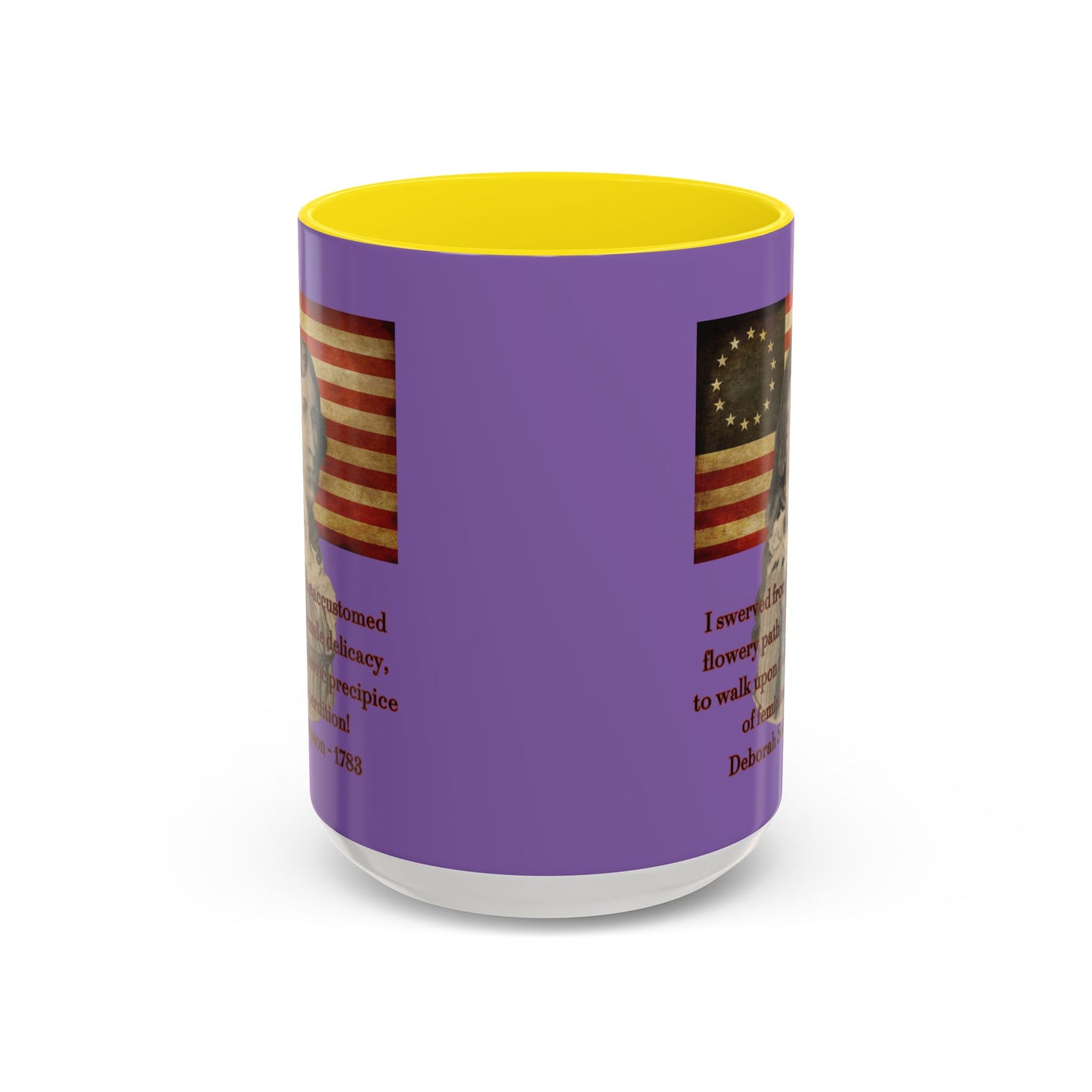 Deborah Sampson, America's Mulan Light Purple Accent Mug by theGreenDragonTavern.shop