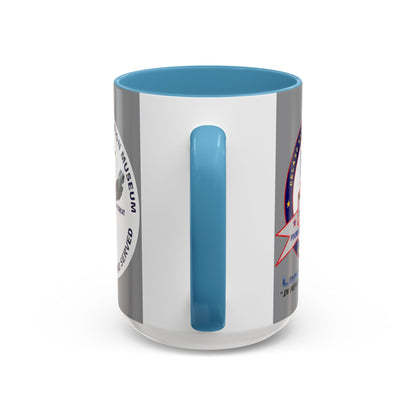 DNASM 2-sided, Founding & Student Art w/WhiteBG Grey Accent Mug by theGreenDragonTavern.shop