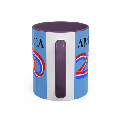 America 250 Light Blue Accent Mug by theGreenDragonTavern.shop