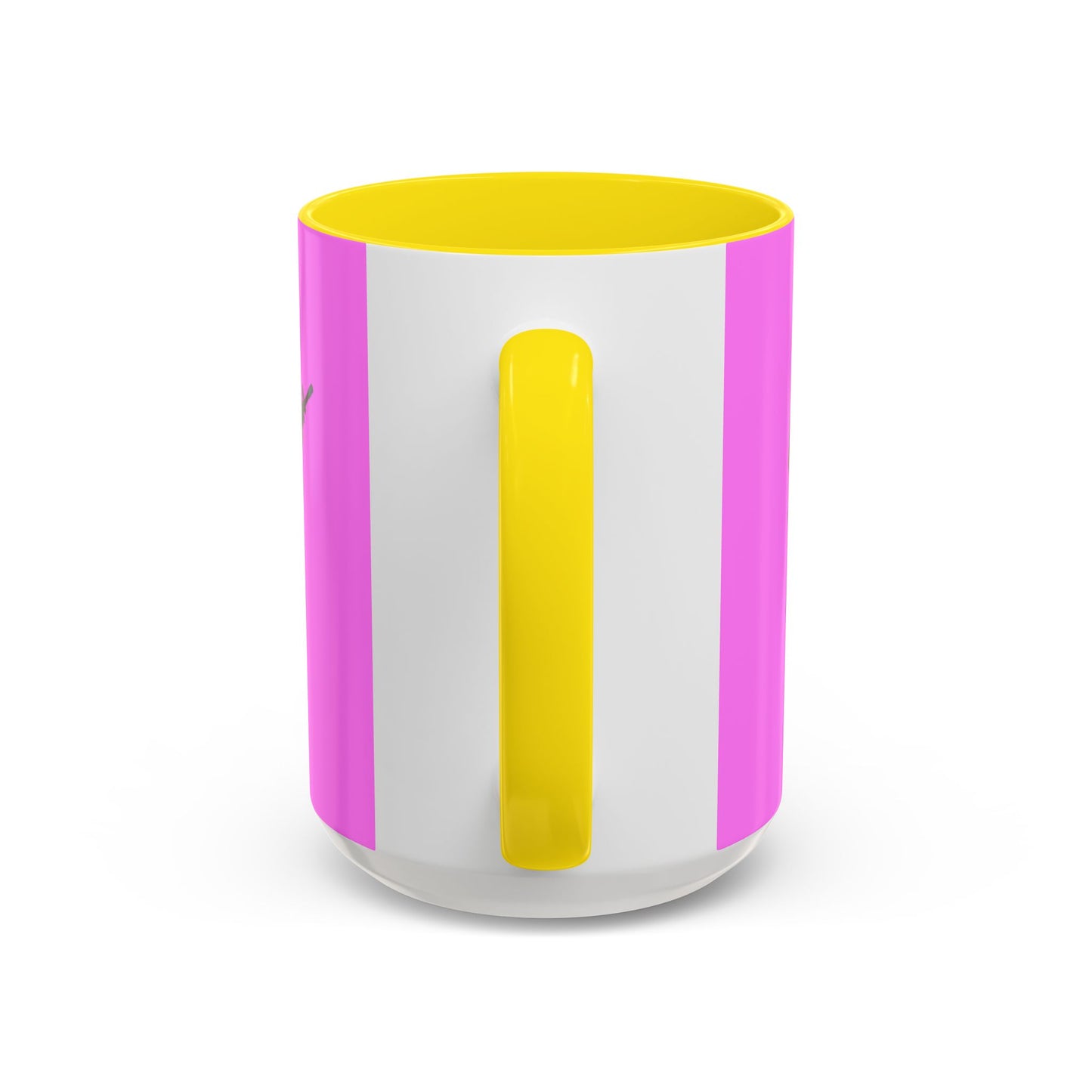 Hula Girl Packin' Heat Pink Accent Mug by theGreenDragonTavern.shop
