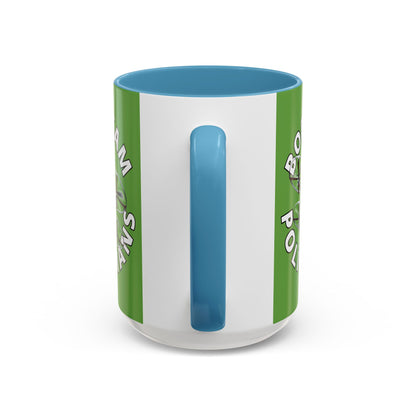 Bodycam the Politicians Drone Green Accent Mug by theGreenDragonTavern.shop