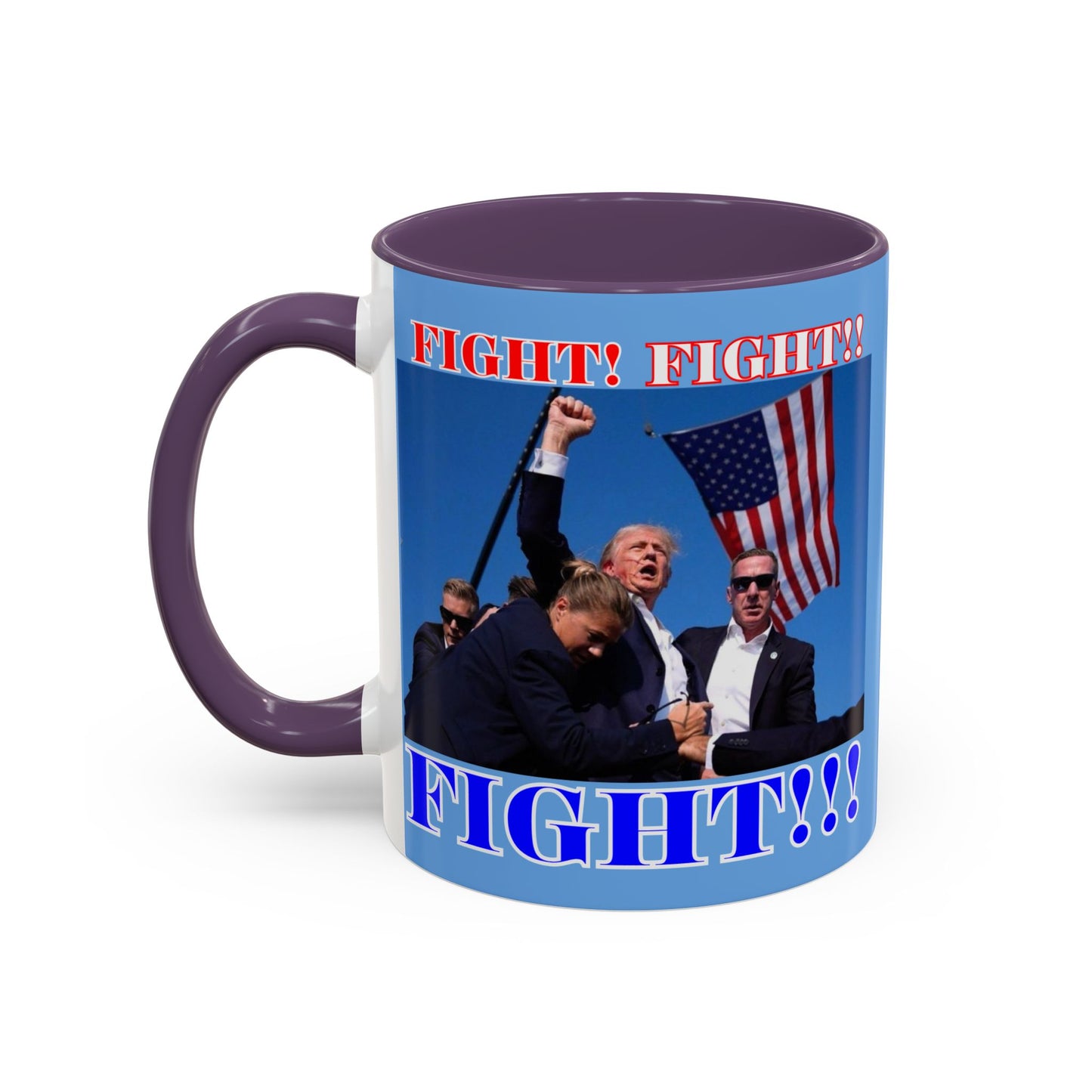 FIGHT! FIGHT!! FIGHT!!! Accent Mug by theGreenDragonTavern.shop