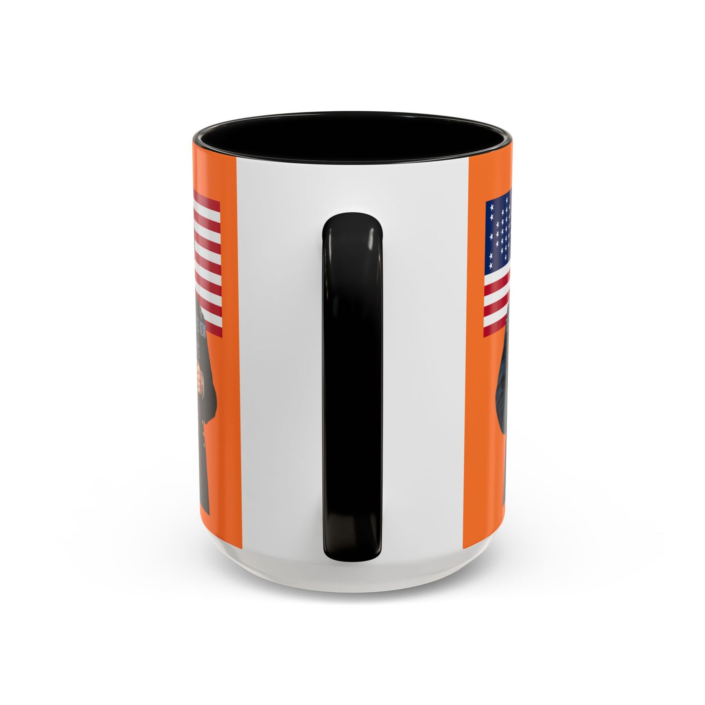 "Traitors and Patriots" Ulysses Grant Orange Accent Mug by theGreenDragonTavern.shop