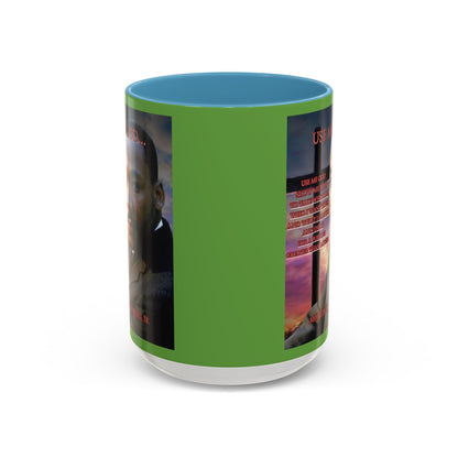 Use Me God, MLK Jr Green Accent Mug by theGreenDragonTavern.shop