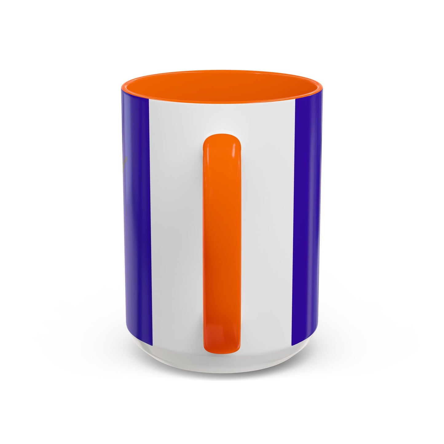 Hula Girl Packin' Heat Dark Purple Accent Mug by theGreenDragonTavern.shop