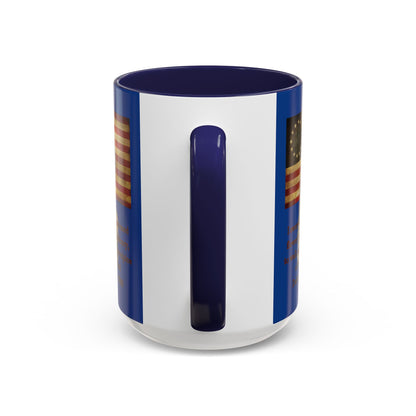 Deborah Sampson, America's Mulan Dark Blue Accent Mug by theGreenDragonTavern.shop