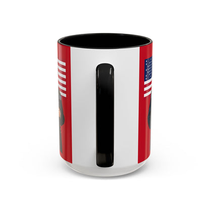 "Traitors and Patriots" Ulysses Grant Red Accent Mug by theGreenDragonTavern.shop