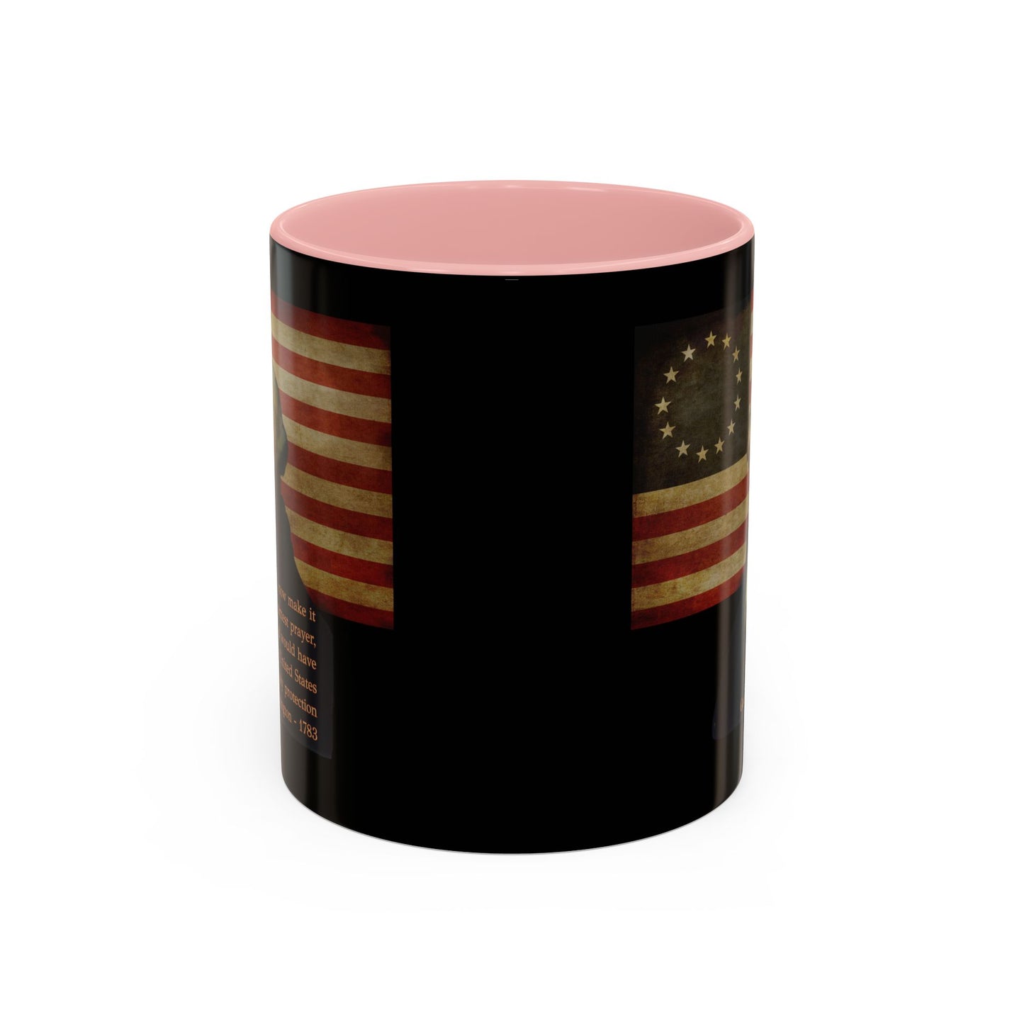 Washington's Earnest Prayer Black Accent Mug by theGreenDragonTavern.shop