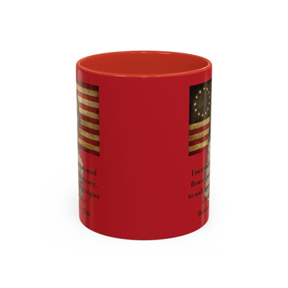 Deborah Sampson, America's Mulan Red Accent Mug by theGreenDragonTavern.shop