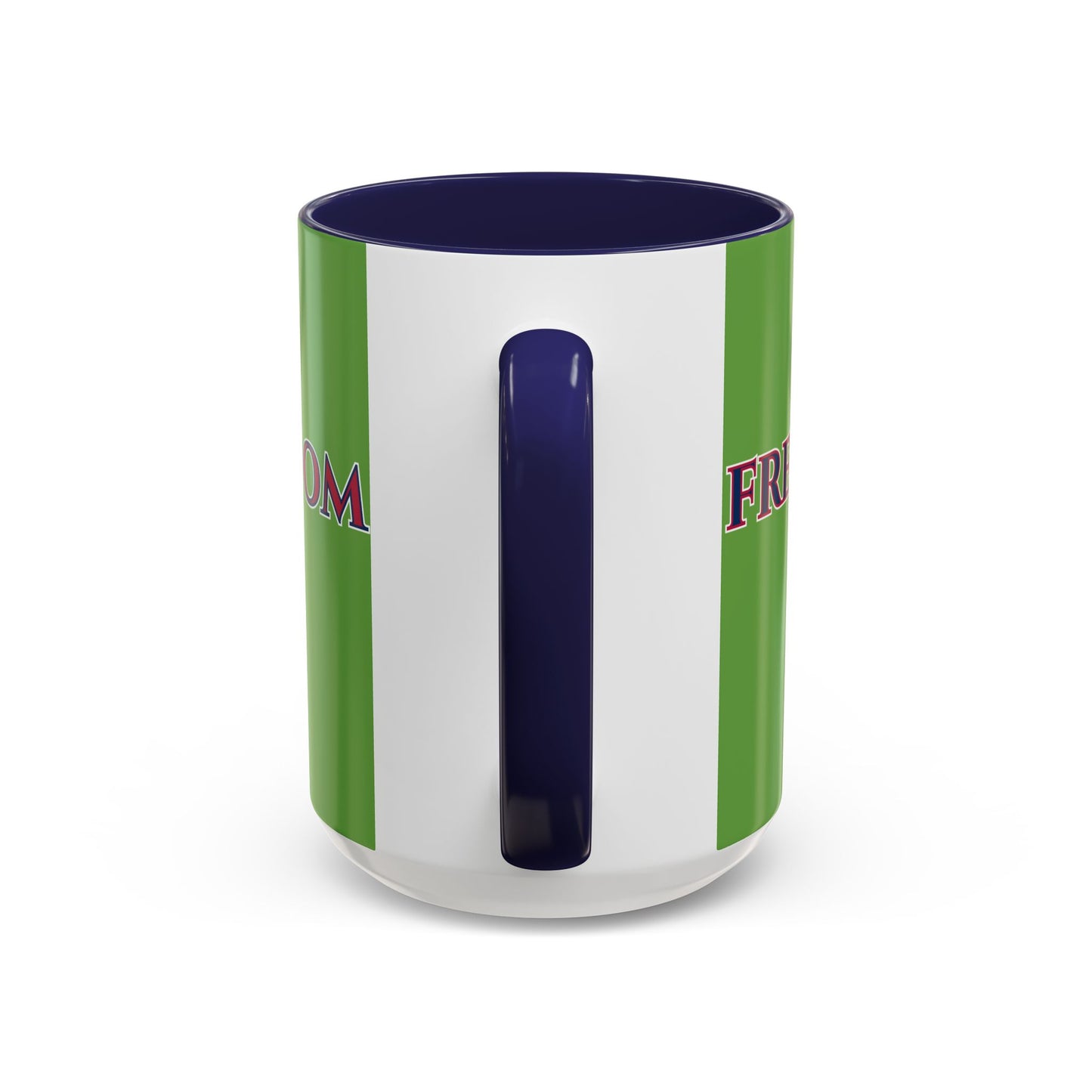 Freedom, Green Accent Mug by theGreenDragonTavern.shop
