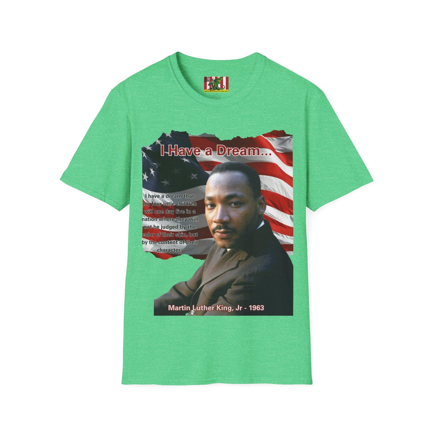 "I Have a Dream" MLKJr Dark colors Unisex T-Shirt by theGreenDragonTavern.shop