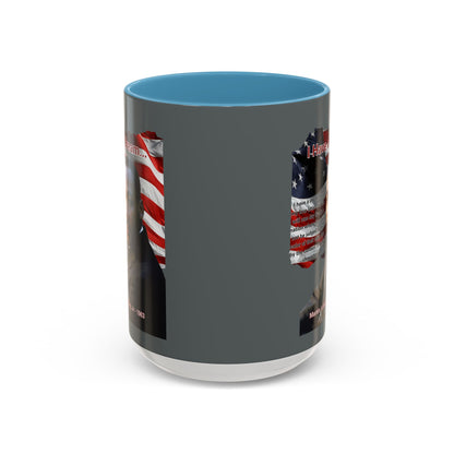 "I Have a Dream" MLKJr Grey Accent Mug by theGreenDragonTavern.shop