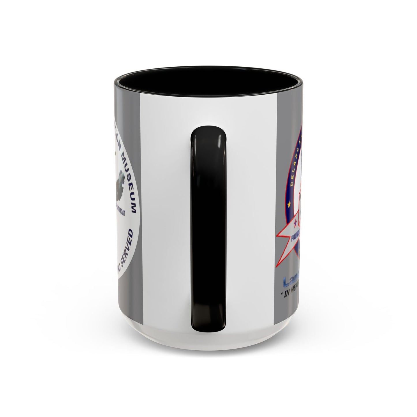 DNASM 2-sided, Founding & Student Art w/WhiteBG Grey Accent Mug by theGreenDragonTavern.shop