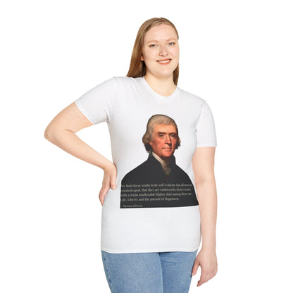 We hold these truths to be self-evident Light colors Unisex T-Shirt by theGreenDragonTavern.shop