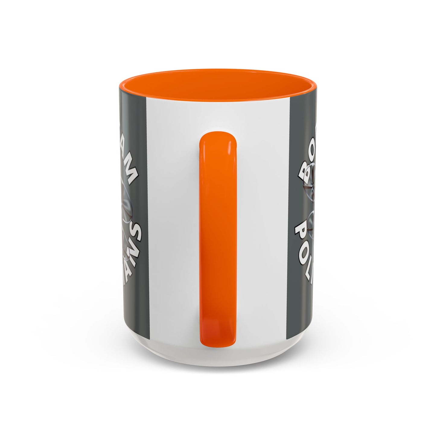 Bodycam the Politicians Drone Grey Accent Mug by theGreenDragonTavern.shop