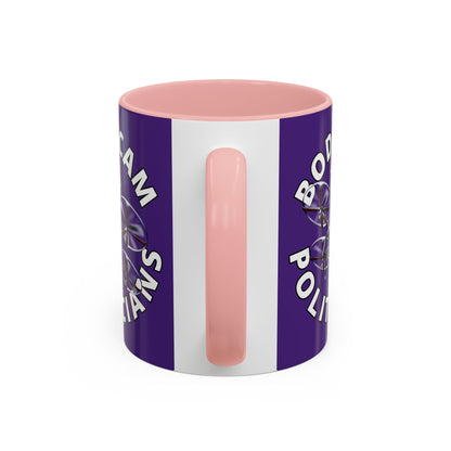 Bodycam the Politicians Drone Dark Purple Accent Mug by theGreenDragonTavern.shop