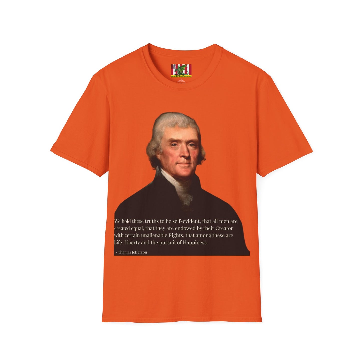 We hold these truths to be self-evident Light colors Unisex T-Shirt by theGreenDragonTavern.shop