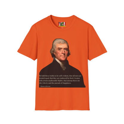 We hold these truths to be self-evident Light colors Unisex T-Shirt by theGreenDragonTavern.shop