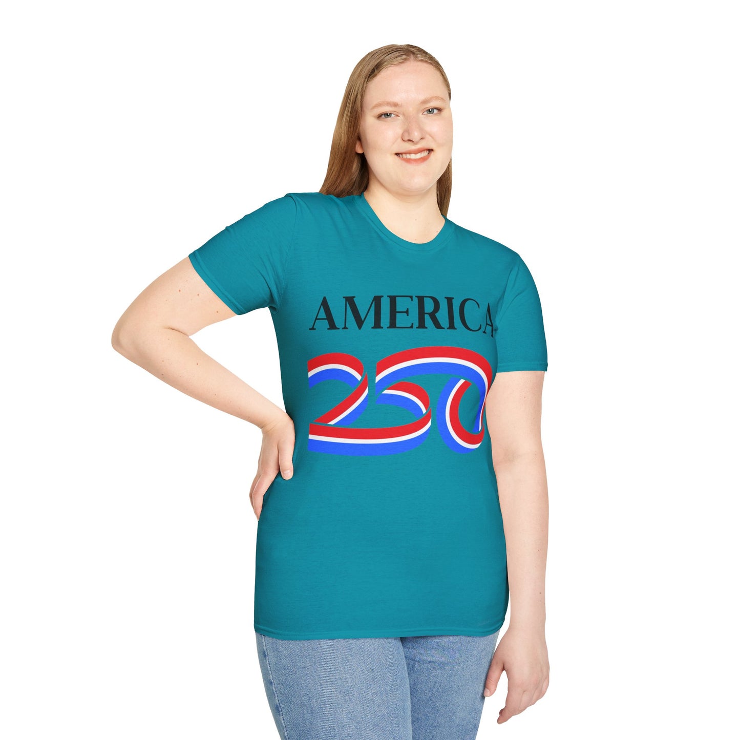 America 250 Black font, Dark colors, Unisex T-Shirt by theGreenDragonTavern.shop