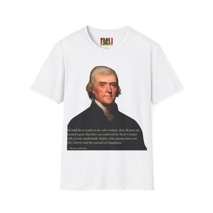 We hold these truths to be self-evident Light colors Unisex T-Shirt by theGreenDragonTavern.shop
