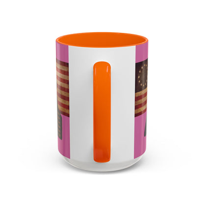 Washington's Earnest Prayer Pink Accent Mug by theGreenDragonTavern.shop
