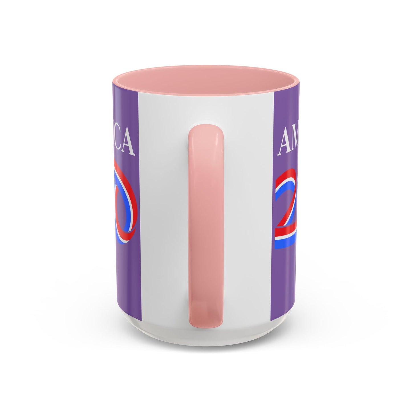 America 250 Light Purple Accent Mug by theGreenDragonTavern.shop