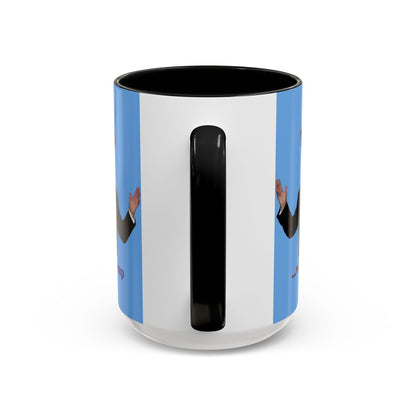 Trump...will be Trump Light Blue Accent Mug by theGreenDragonTavern.shop