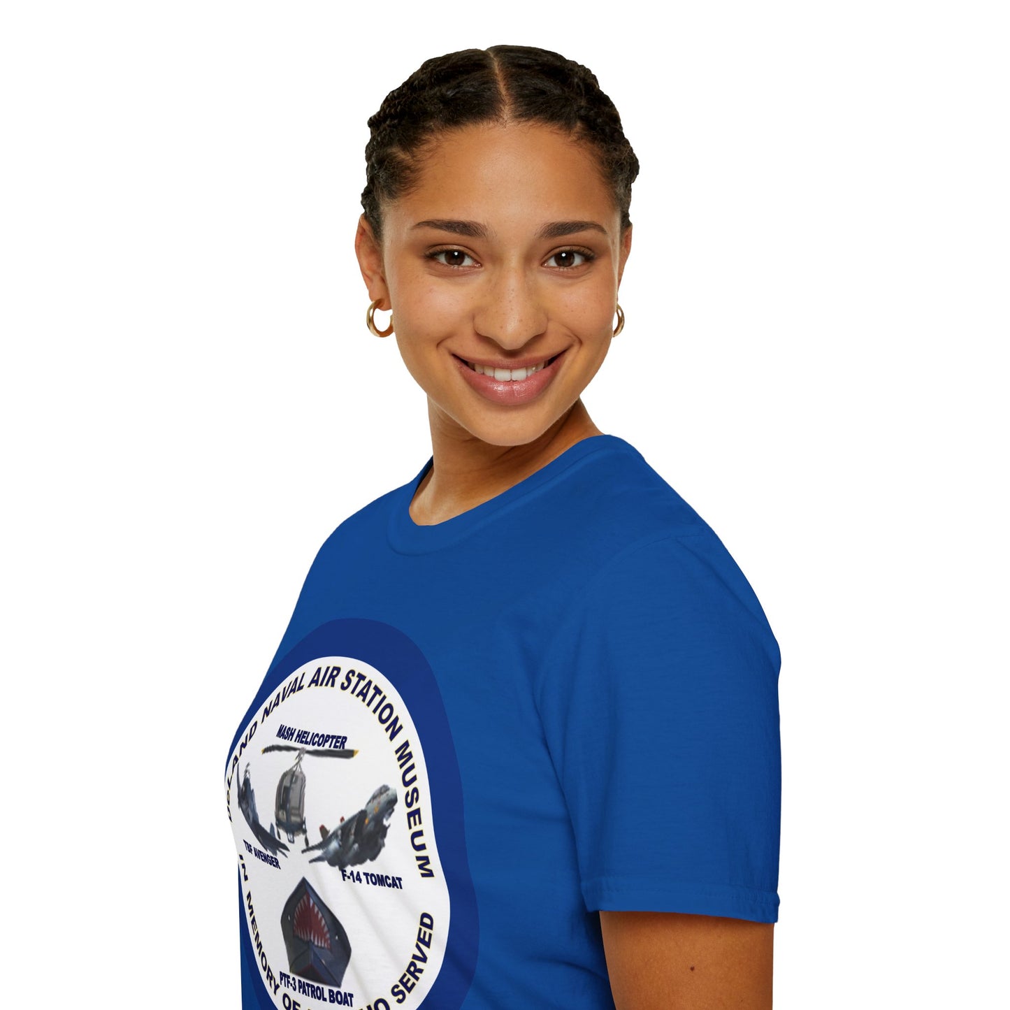 DNASM Student Art Navy Frame Darker colors Unisex T-Shirt by theGreenDragonTavern.shop