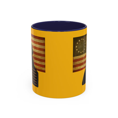 Washington's Earnest Prayer Yellow Accent Mug by theGreenDragonTavern.shop
