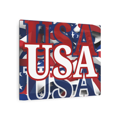 USA! USA! USA White Center Metal Art Sign by theGreenDragonTavern.shop