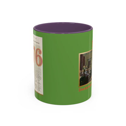 Declaration of Independence Green Accent Mug by theGreenDragonTavern.shop