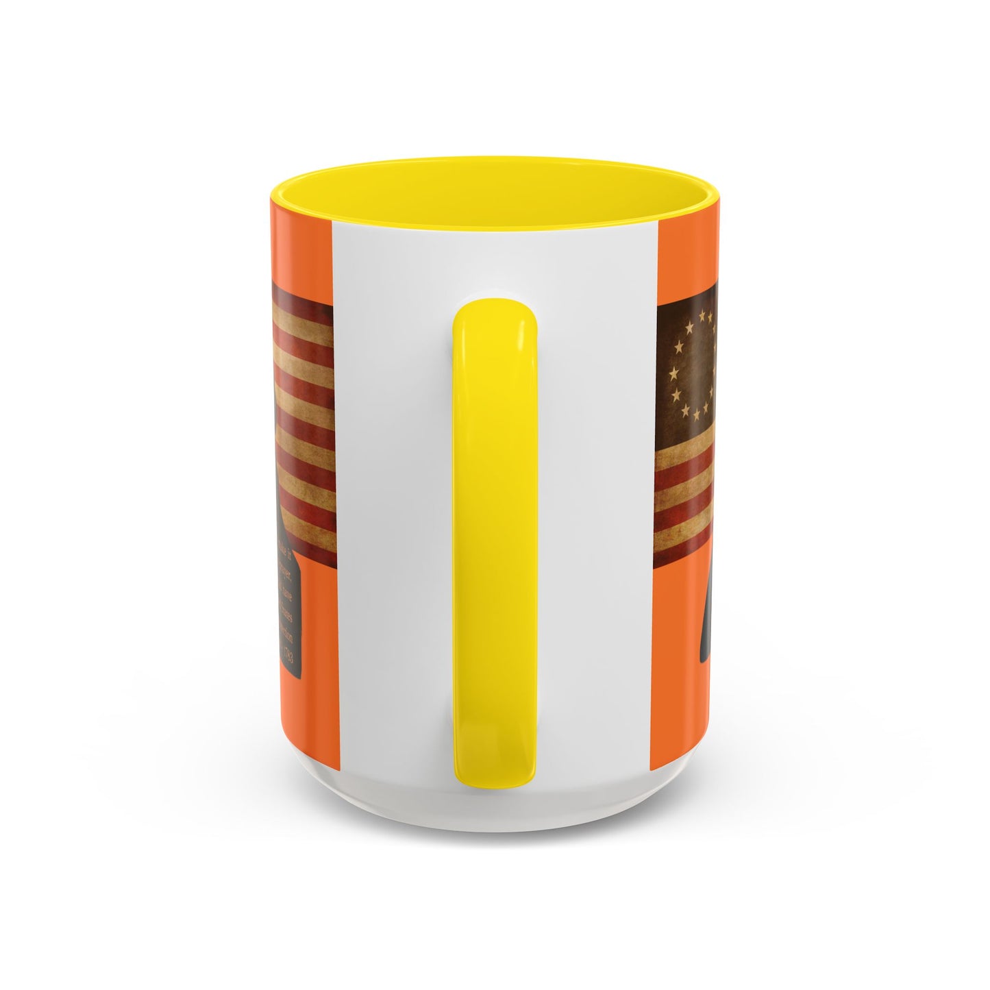 Washington's Earnest Prayer Orange Accent Mug by theGreenDragonTavern.shop