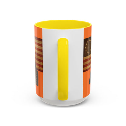 Washington's Earnest Prayer Orange Accent Mug by theGreenDragonTavern.shop