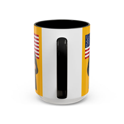 "Traitors and Patriots" Ulysses Grant Yellow Accent Mug by theGreenDragonTavern.shop