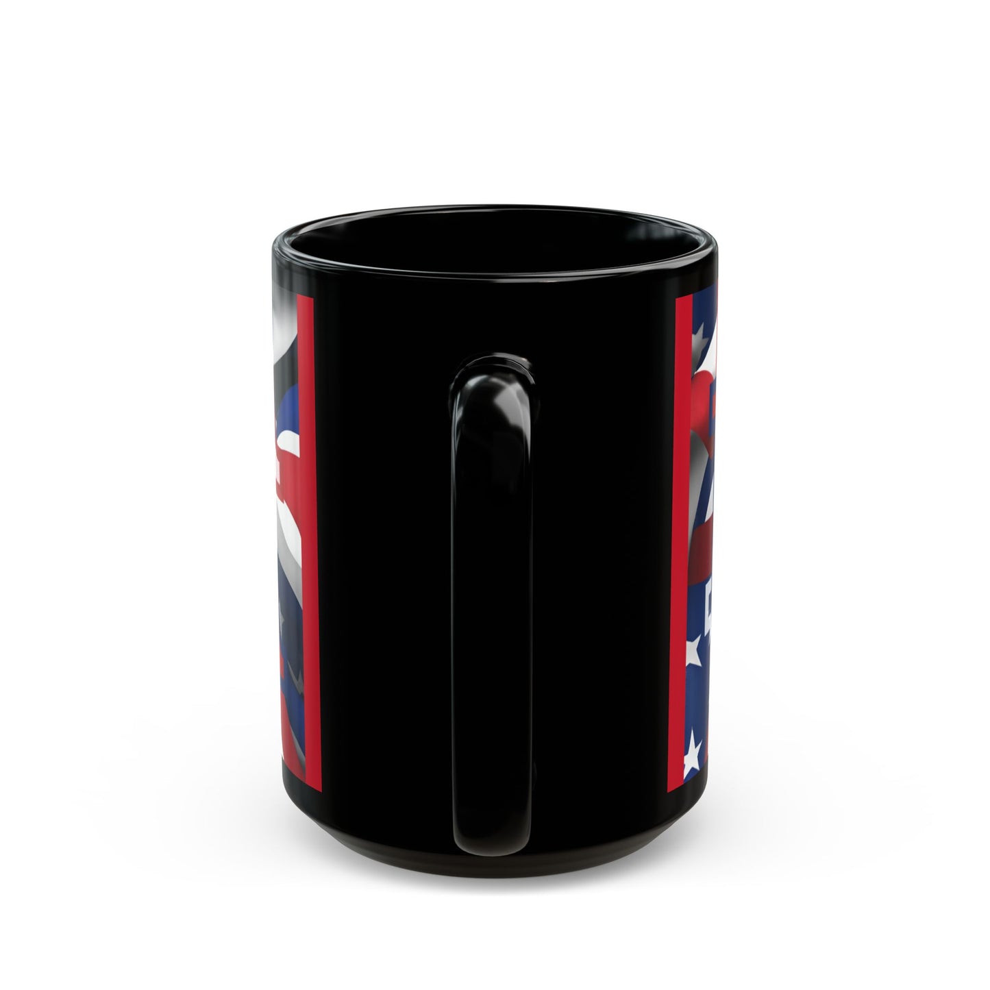 USA! USA! USA Red font Patriot Red Mug by theGreenDragonTavern.shop
