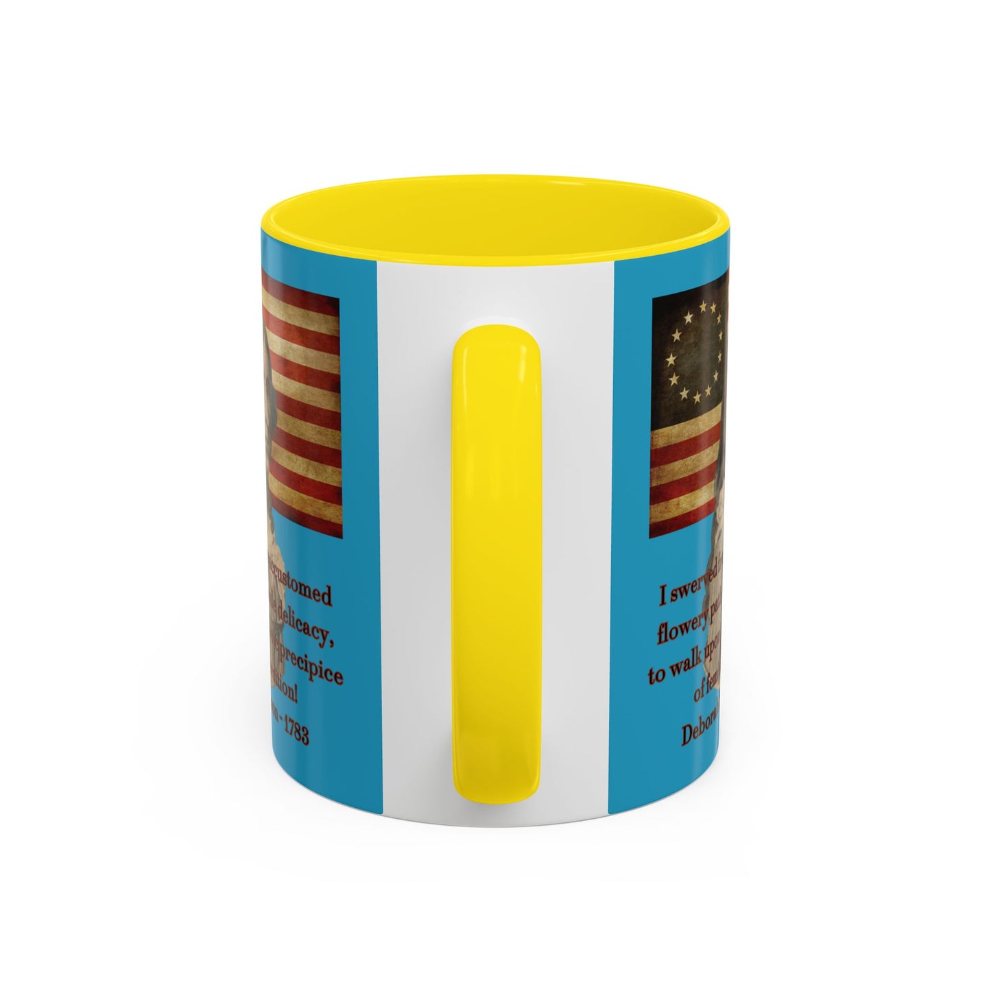 Deborah Sampson, America's Mulan Turquoise Accent Mug by theGreenDragonTavern.shop