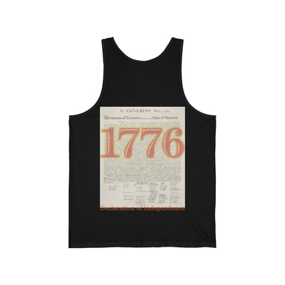 Declaration of Independence Unisex Jersey Tank Top by theGreenDragonTavern.shop