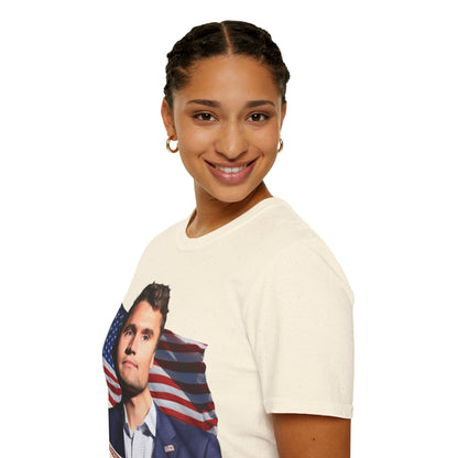 Charlie Kirk, Healthy Debate Light colors Unisex T-Shirt by theGreenDragonTavern.shop