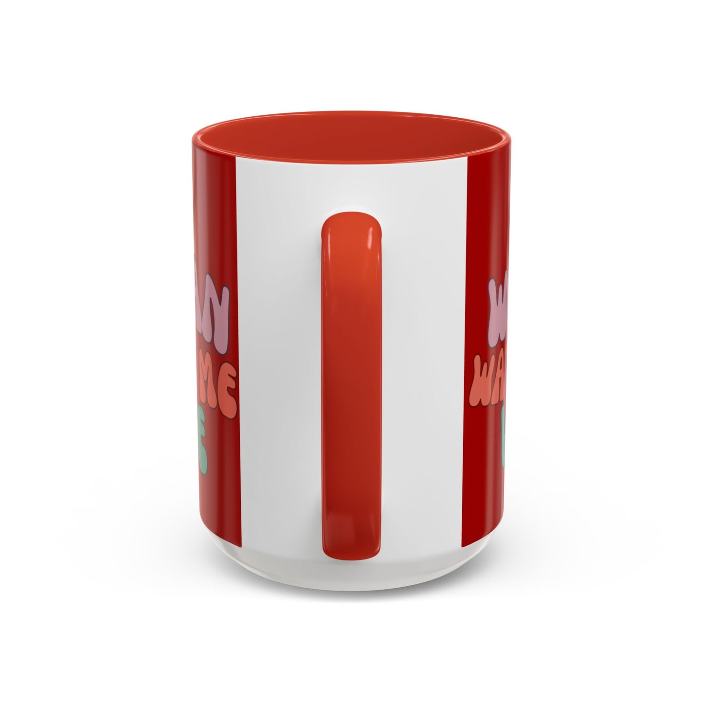 I Am Woman Watch Me Vote Red Accent Mug by theGreenDragonTavern.shop