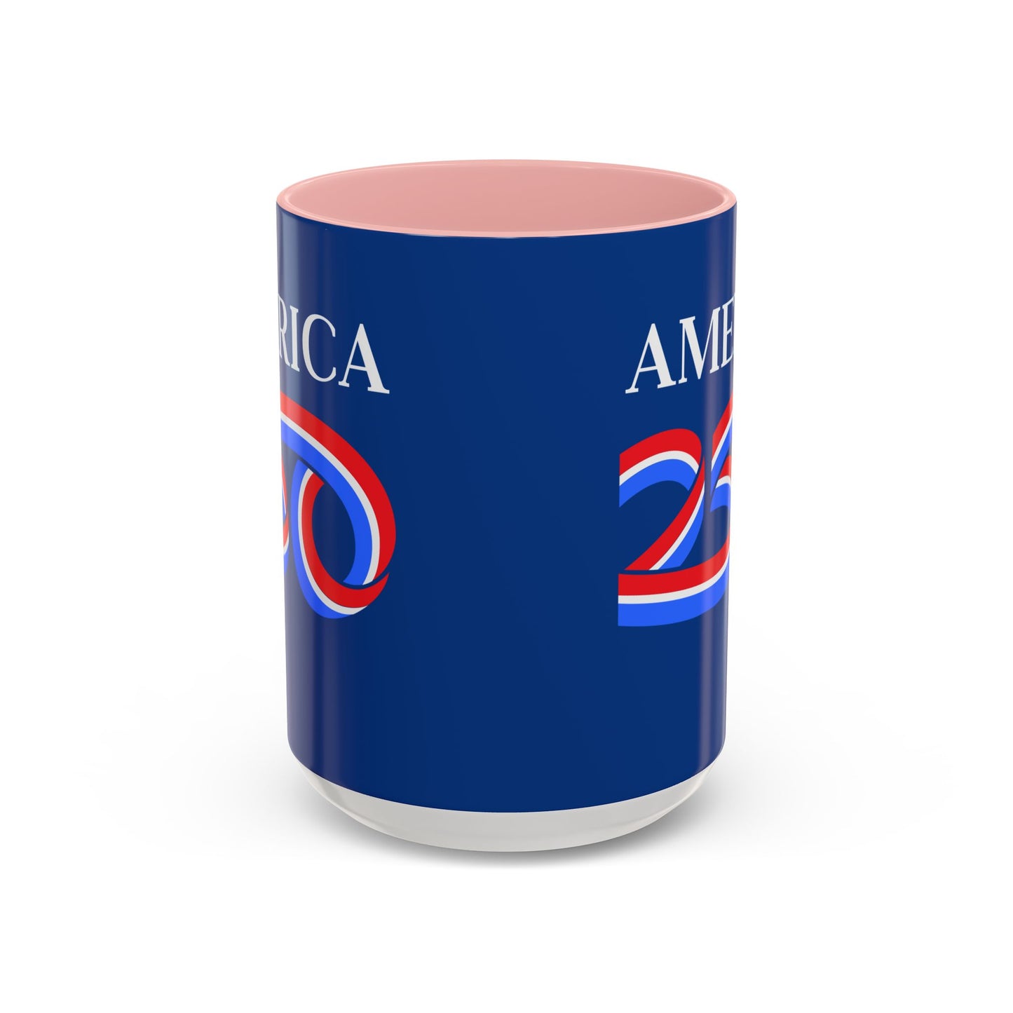 America 250 Dark Blue Accent Mug by theGreenDragonTavern.shop