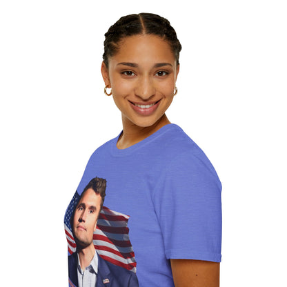 Charlie Kirk, Healthy Debate Light colors Unisex T-Shirt by theGreenDragonTavern.shop