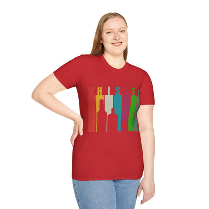 Whiskey spelled with an 'e' Light colors Unisex T-Shirt by theGreenDragonTavern.shop
