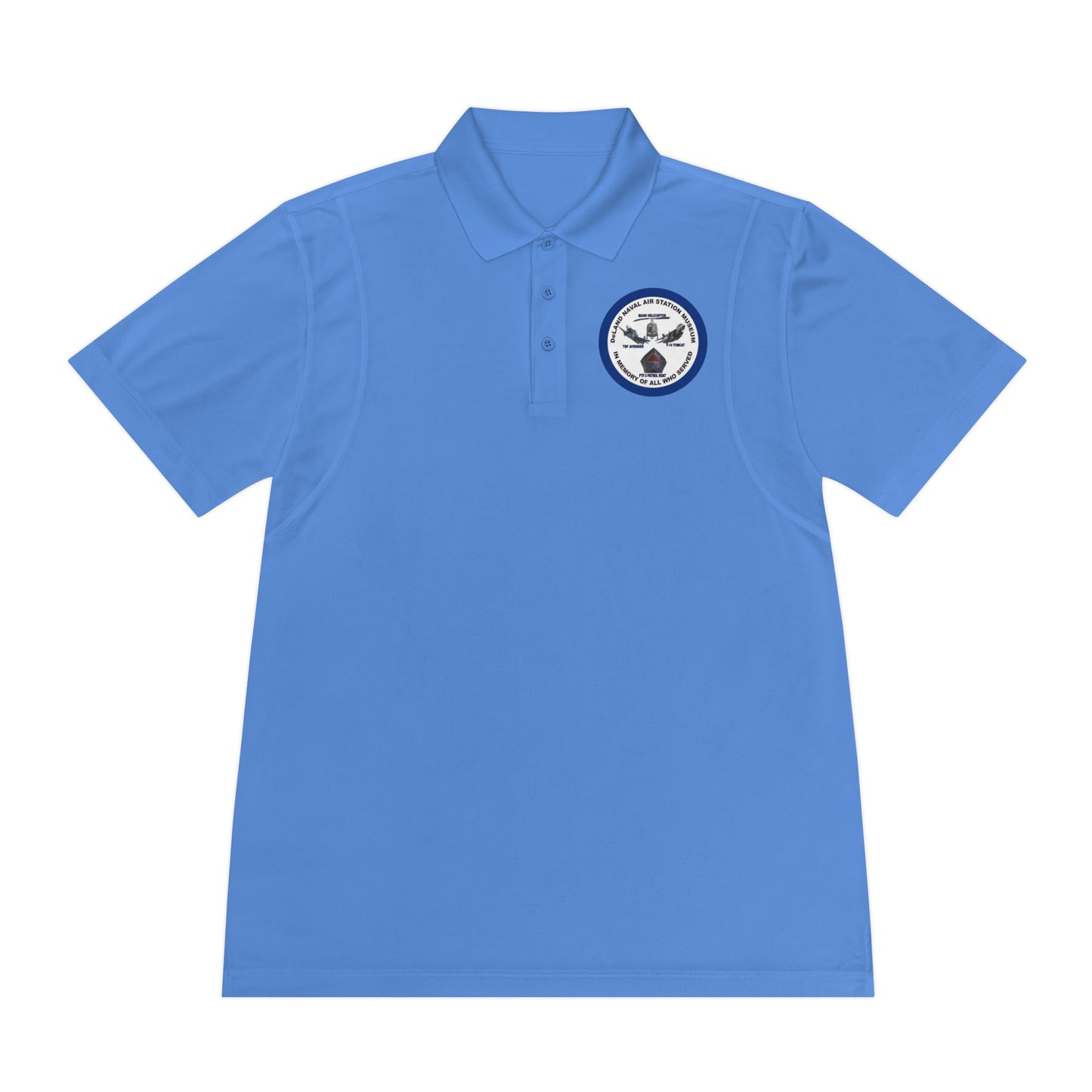 DNASM Student Art Navy Frame Sport Polo Shirt by theGreenDragonTavern.shop