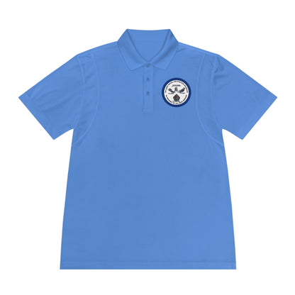 DNASM Student Art Navy Frame Sport Polo Shirt by theGreenDragonTavern.shop