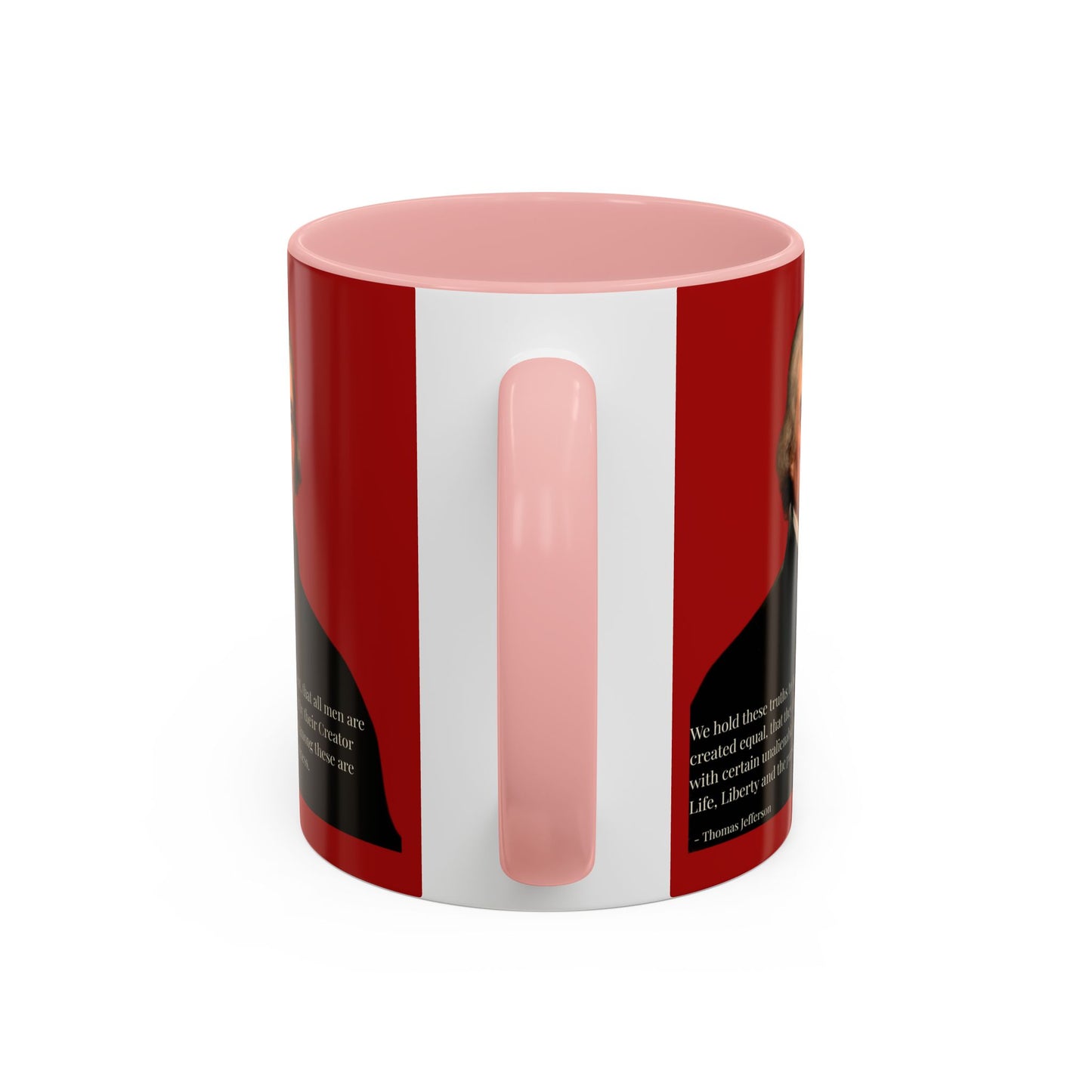 We hold these truths to be self-evident Red Accent Mug by theGreenDragonTavern.shop