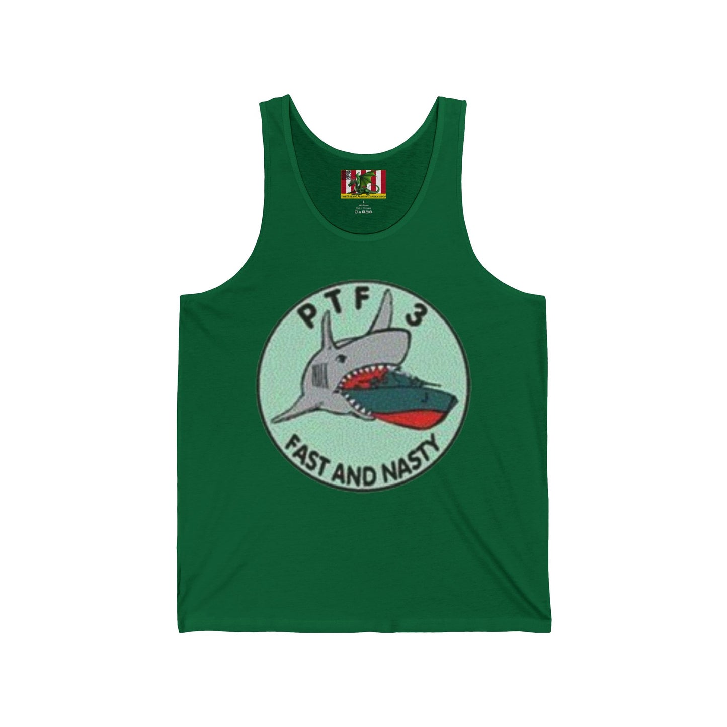DNASM PTF-3 Unisex Jersey Tank Top by theGreenDragonTavern.shop